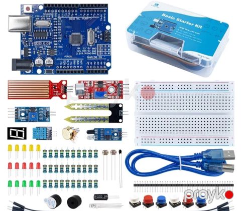 Arduino seti, ph sensor, nəm sensoru, breadbord — Bakı