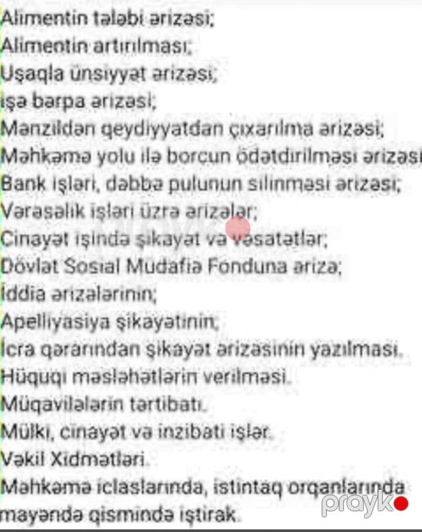 Hüquq xidmətləri — Hüquqi xidmətlər, Bakı (2)
