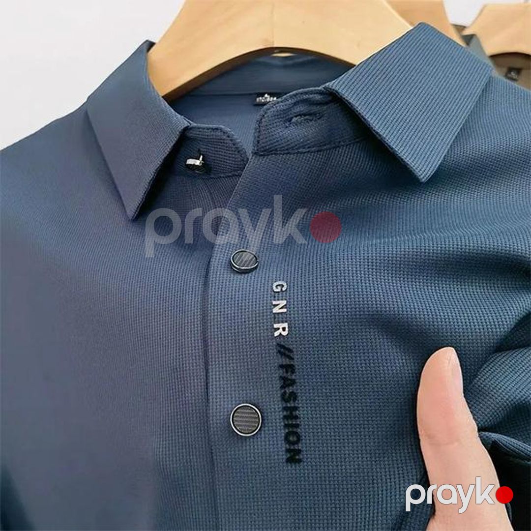 Kişilər üçün polo EB_1074, göy, parça, ölçü XL — Mallar, Bakı (3)