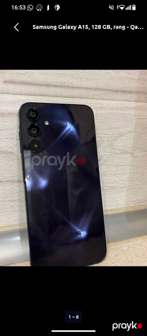 Samsung Galaxy A15, 128 GB, rəng - Qara — Bakı