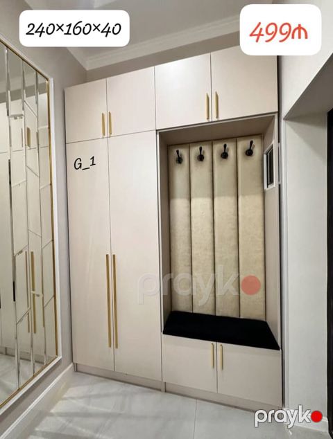 Dəhliz üçün funksional qarderob dəsti Ölçü: 240×160×40 sm Qiymət — Bakı