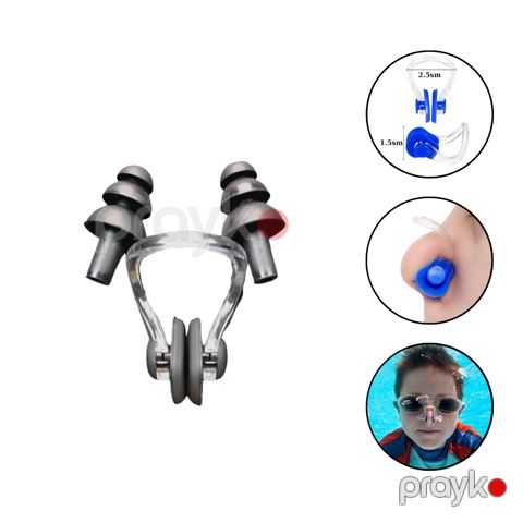 Üzgüçülük üçün qulaq və burun tıxacı dəsti Speedo 1537, qara
