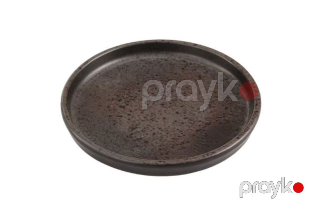 Boşqab Porland Stoneware Ironstone, dairə, 27 sm, qəhvəyi — Mallar, Bakı (2)