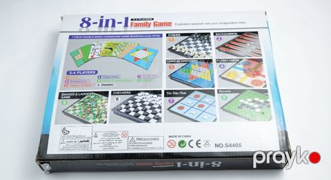 Dama 8-in-1 Family Game, 30x30 sm — Bakı