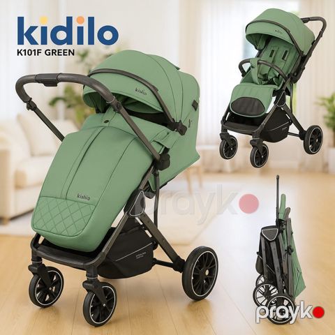 Uşaq arabası Kidilo VP_101F Green — Bakı