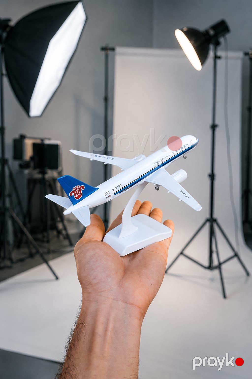 Təyyarə China Southern, Əl idarəetmə, 3+ yaş, Metal/Plastik — Mallar, Bakı (2)