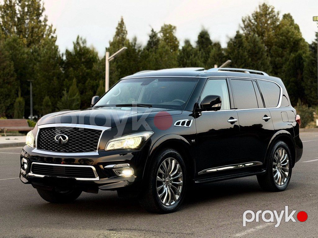 Infiniti QX80, 5.6 L, 2017 il, 193 000 km — Avtomobillər, Gəncə (3)