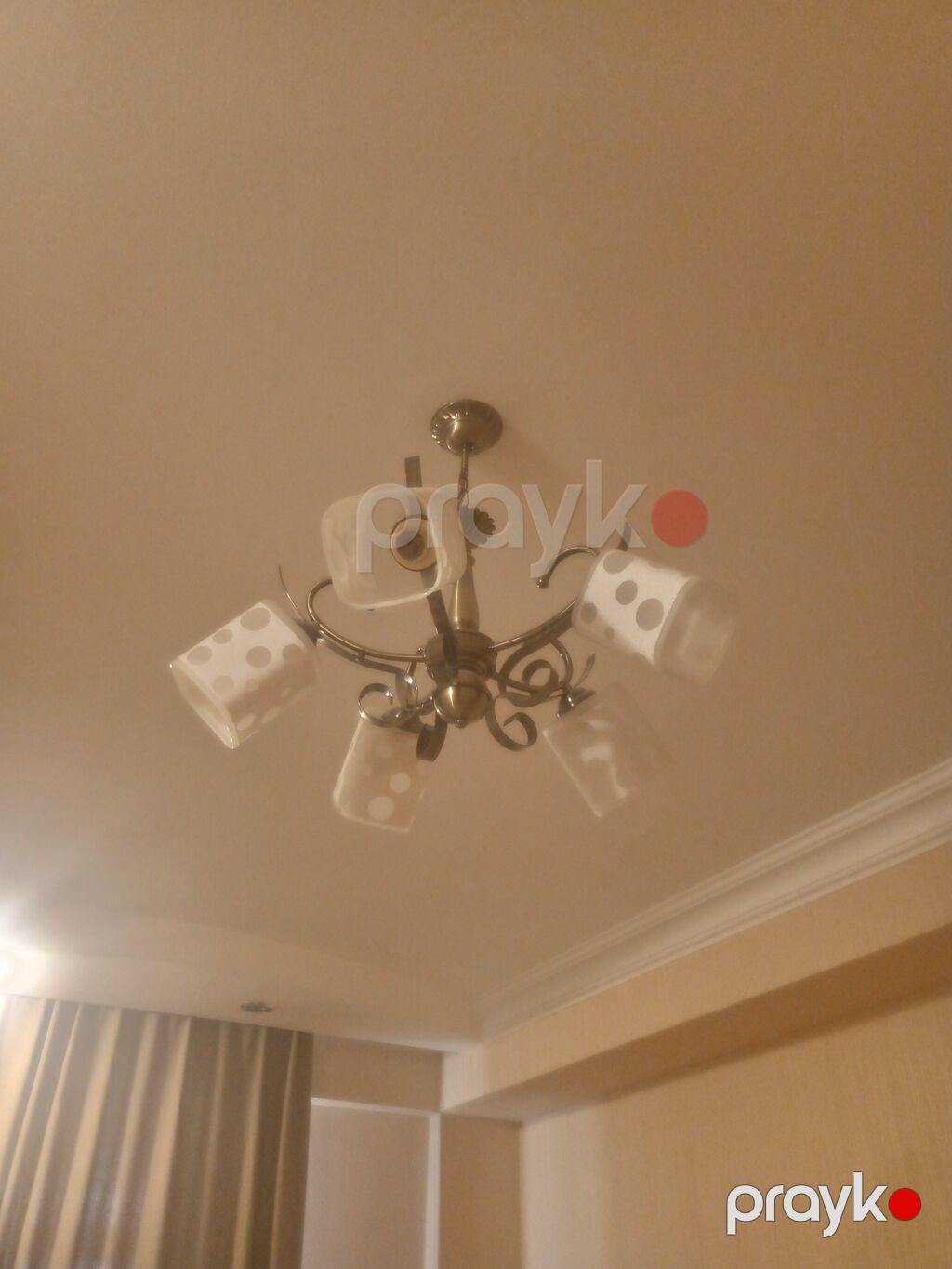 Çılçıraq, 5 lampa, Şüşə — Tavan is?qlar? v? cilc?raqlar, Bakı (2)