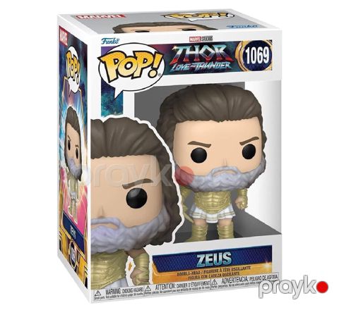Cizgi filmlərindən və oyunlardan fiqur Funko Pop Marvel Thor L&T Zeus — Bakı