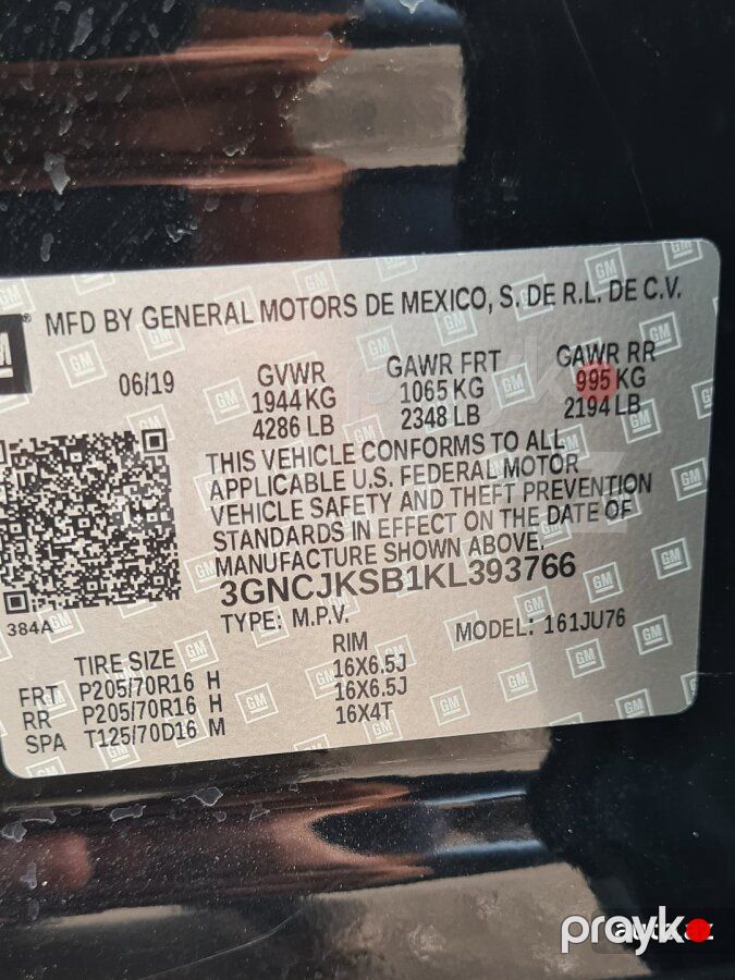 Chevrolet Trax, 2019 — Avtomobillər, Bakı (8)