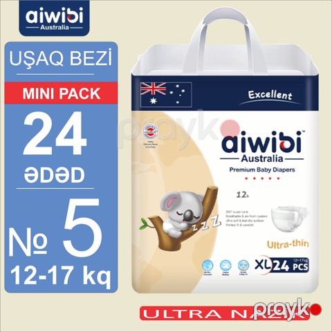 Uşaq bezləri Aıwıbı Premium XL, 12-17 kq, 24 əd — Bakı