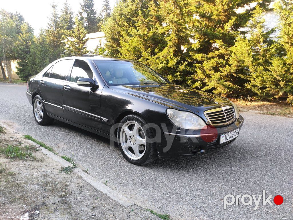 Mercedes S 320, 3.2 L, 2001 il, 220 741 km — Avtomobillər, Bakı (3)