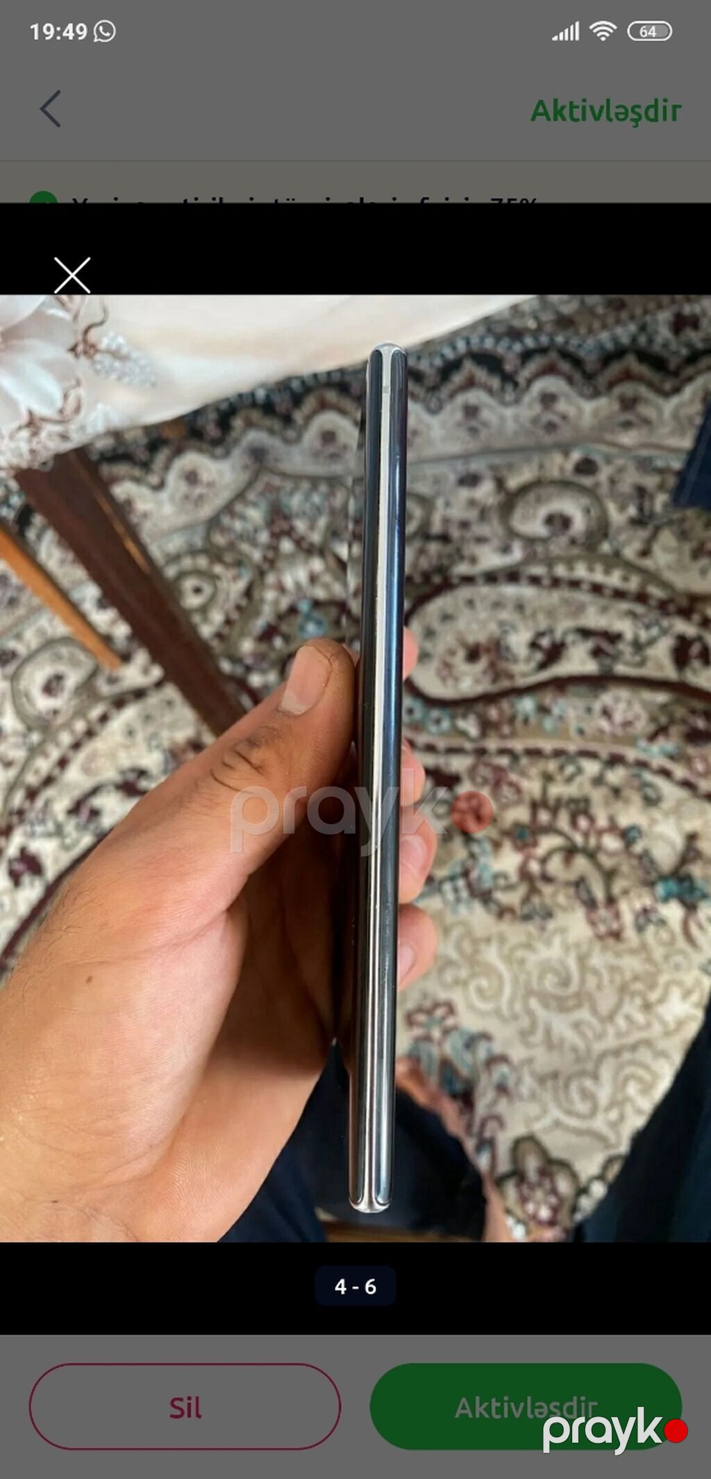 Samsung Note 10, 256 GB, rəng - Qara, Barmaq izi — Samsung, Şirvan (6)
