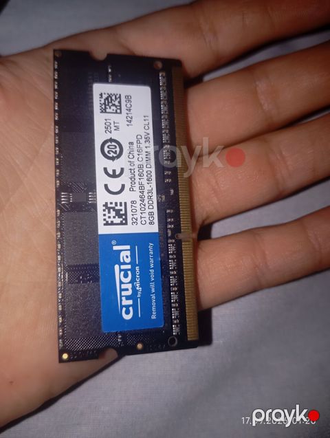 Crucial by Micron laptop yaddaş modulu - Model: CT102464BF160B.C16FDP — Bakı