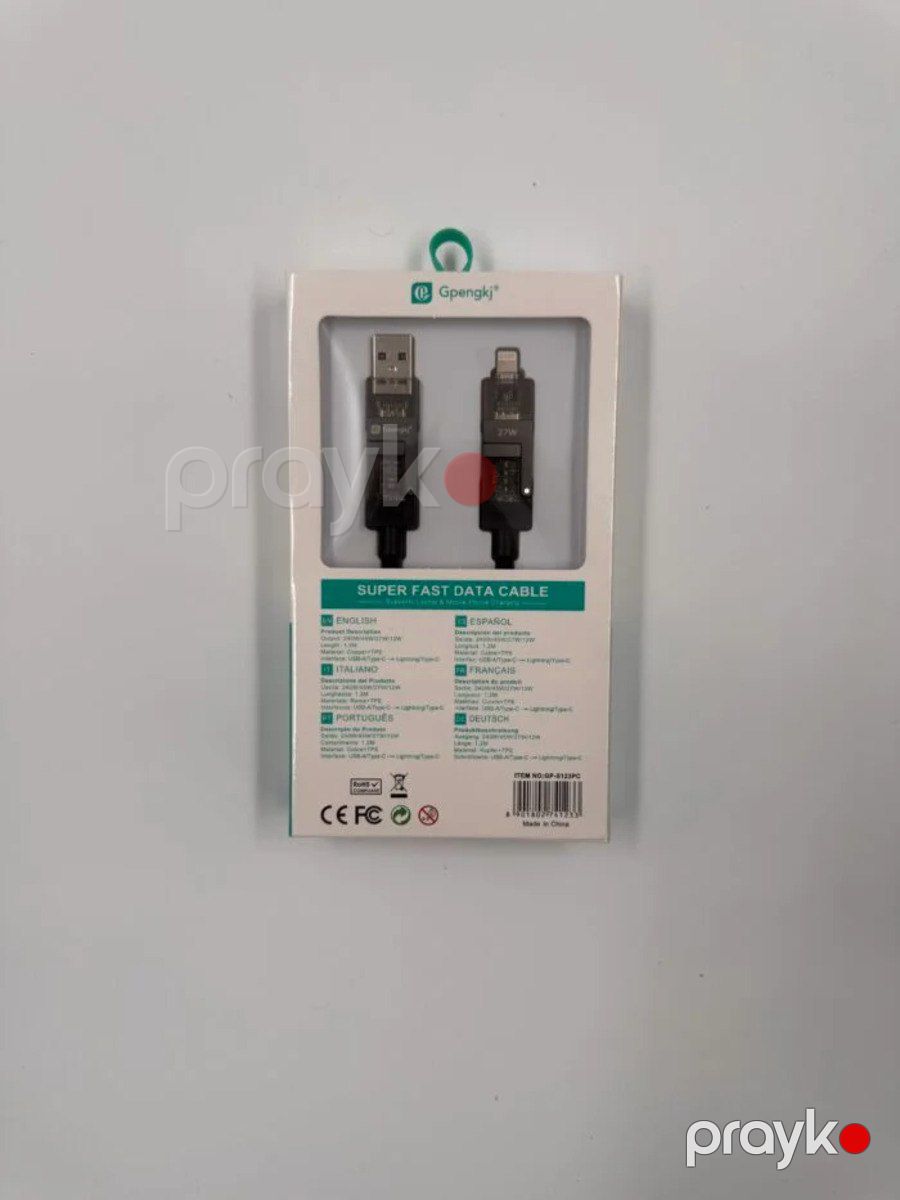 Kabel 4in1 GP-S123PC 240W/45W/27W/12W (1.2metr) — Smartfonlar, Bakı (4)