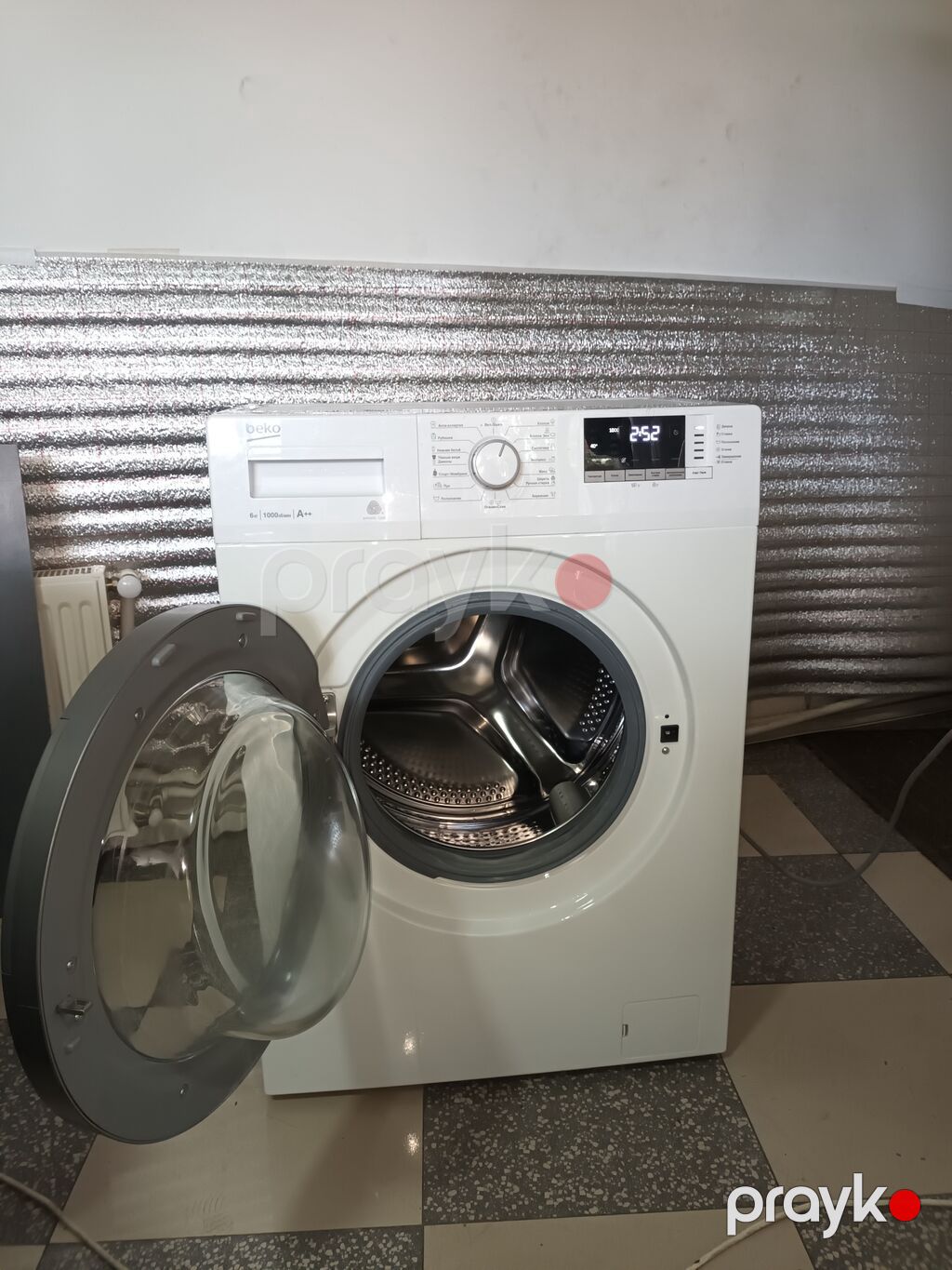 Beko önyükləməli paltaryuyan maşın Tam işlək vəziyyətdə. Zəmanətli — Çamaşır maşınları, Bakı (2)
