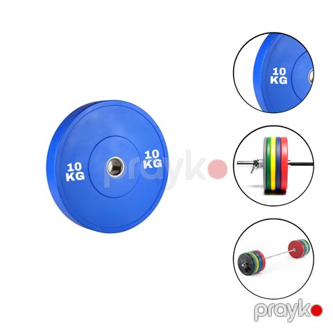 Disk Ironflex 1573/1 10 kq, dəmir/PVC, dəliyin diametri 50 mm, mavi — Bakı