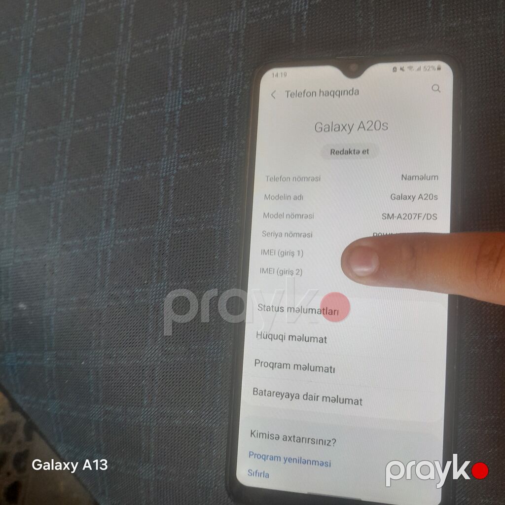 Samsung Galaxy A20s, 32 GB, rəng - Qara, İki sim kartlı — Samsung, Yevlax (3)