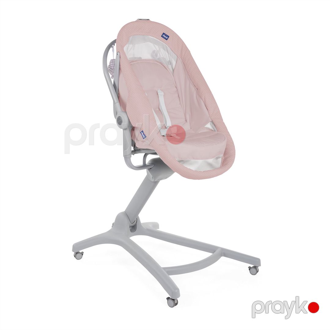 Beşik-yedirmə oturacağı Chicco Baby Hug çəhrayı — Mallar, Bakı (3)