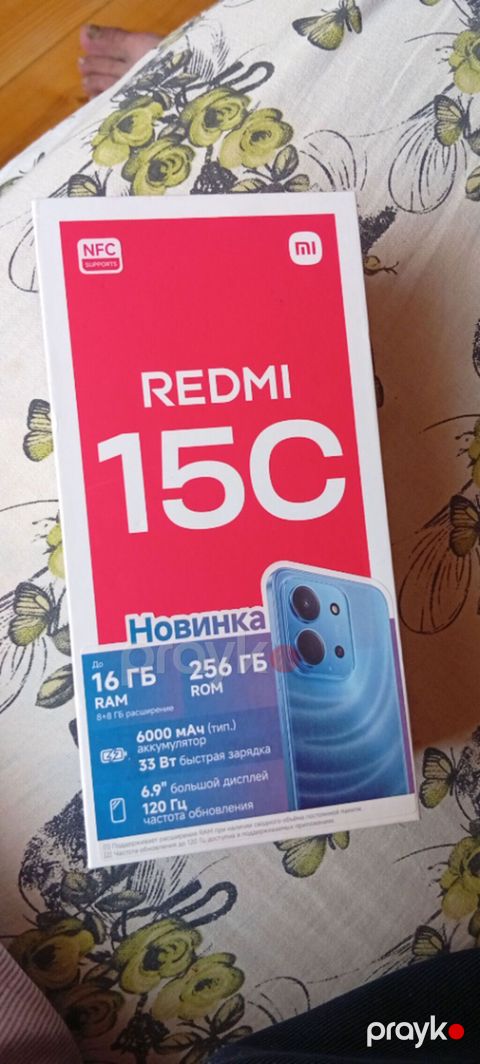 Redmi 15C Yaddaş: 256 GB. Ram: 8 GB. 3 ayın telefonudur. Heçbir — Bakı