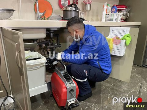 Kanalizasiya temizleme ucuz 7/24 — Bakı