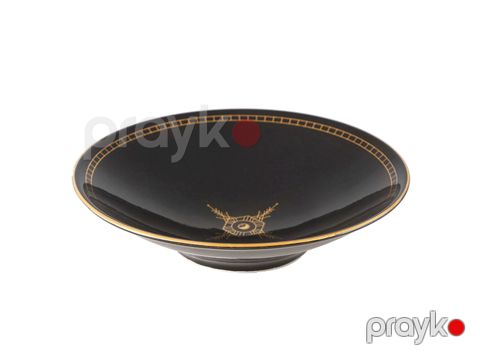 Dərin boşqab Porland Night Magic farfor, qara/qızılı, 20 sm — Bakı