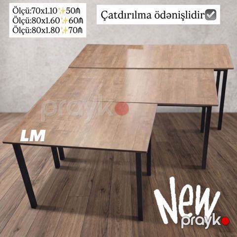Yeni masalar Birbaşa istehsalçıdan alın Çatdırılma ödənişlidir‼ — Bakı