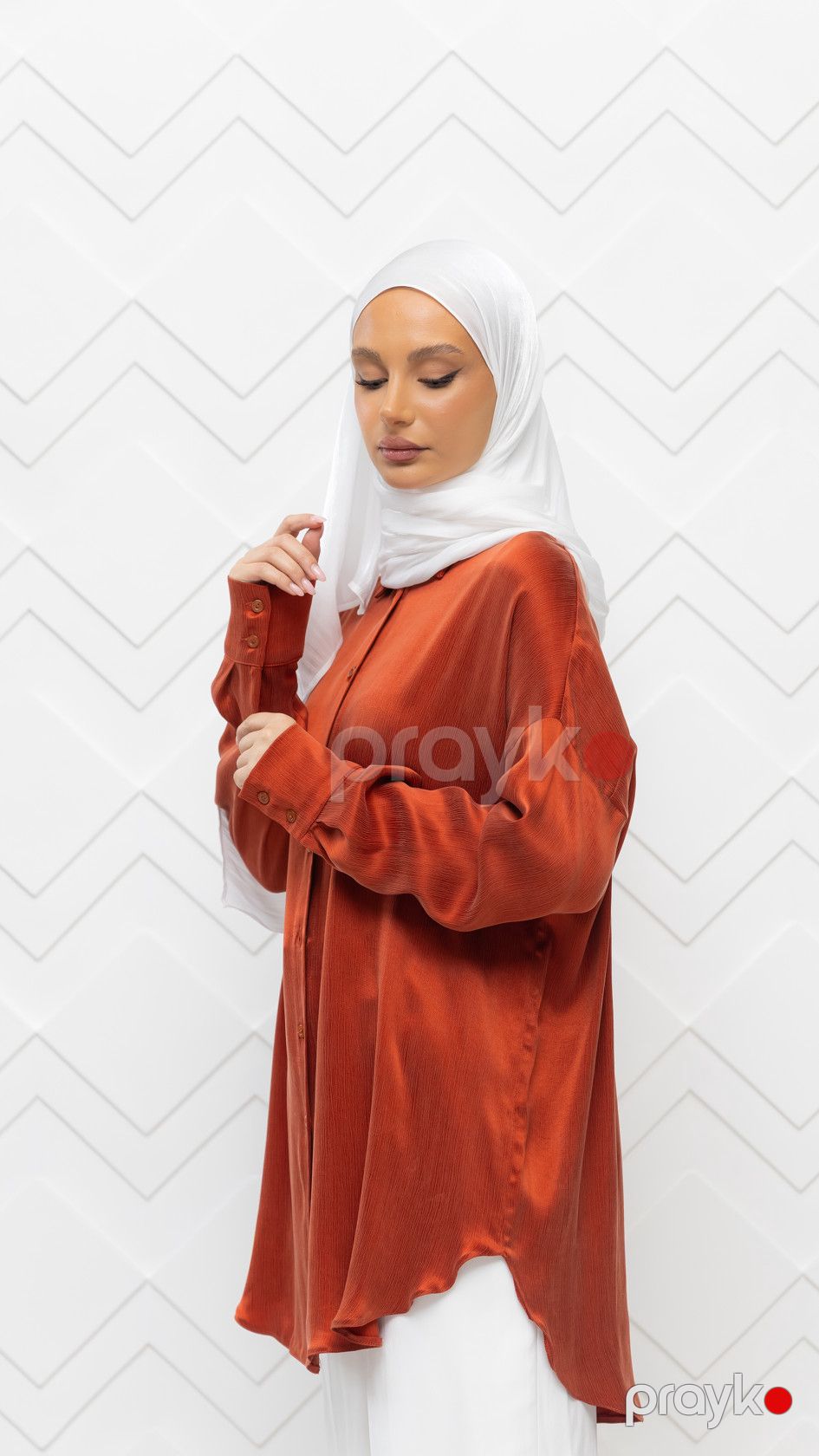 Qadınlar üçün uzunqol köynək, narıncı, kupro, ölçü 40 — Mallar, Bakı (2)
