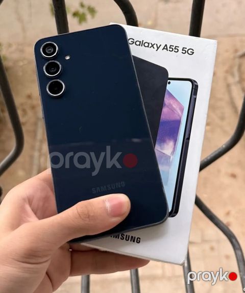 Samsung Galaxy A55 5G, 256 GB, rəng - Qara, Sənədlərlə — Mingəçevir