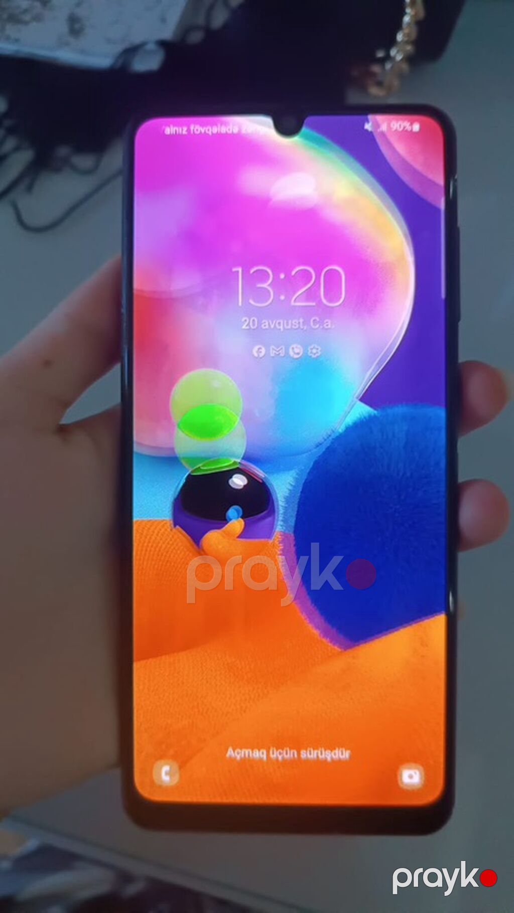 Samsung Galaxy A31, rəng - Qara, Barmaq izi — Samsung, Saray (3)
