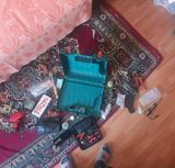 Elektrik və lehimləmə üçün alətlər dəsti Tərkib: - Sərt plastik alət — Various tool sets