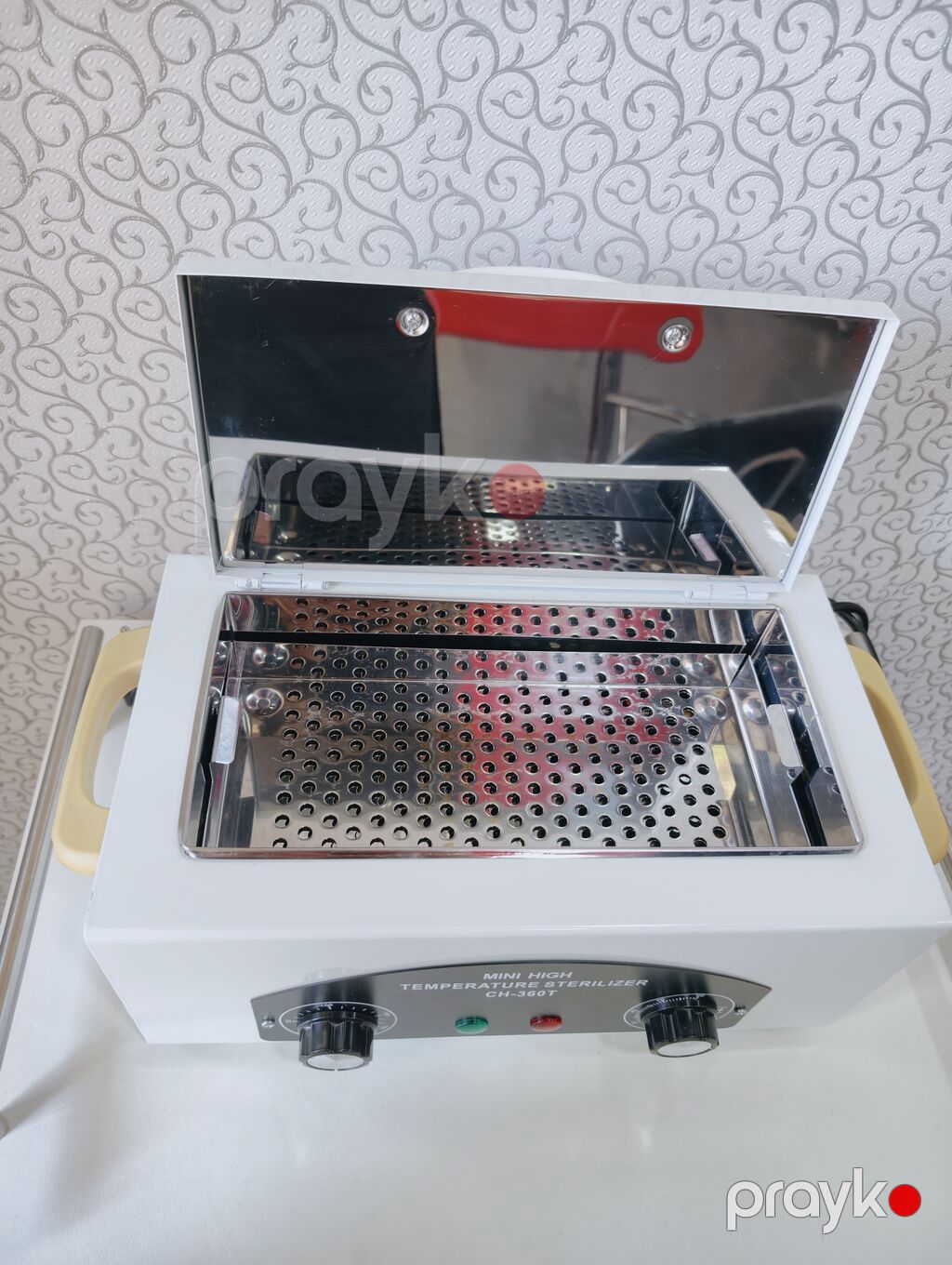 Yüksək temperaturla sterilizasiya edən quru hava tipli cihaz Manikür — Kreslo, Bakı (7)