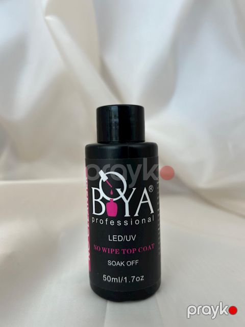 Gel-lak üçün üst qat örtüyü Boya Professional TC03B, yapışqan qatsız, 50 ml — Bakı