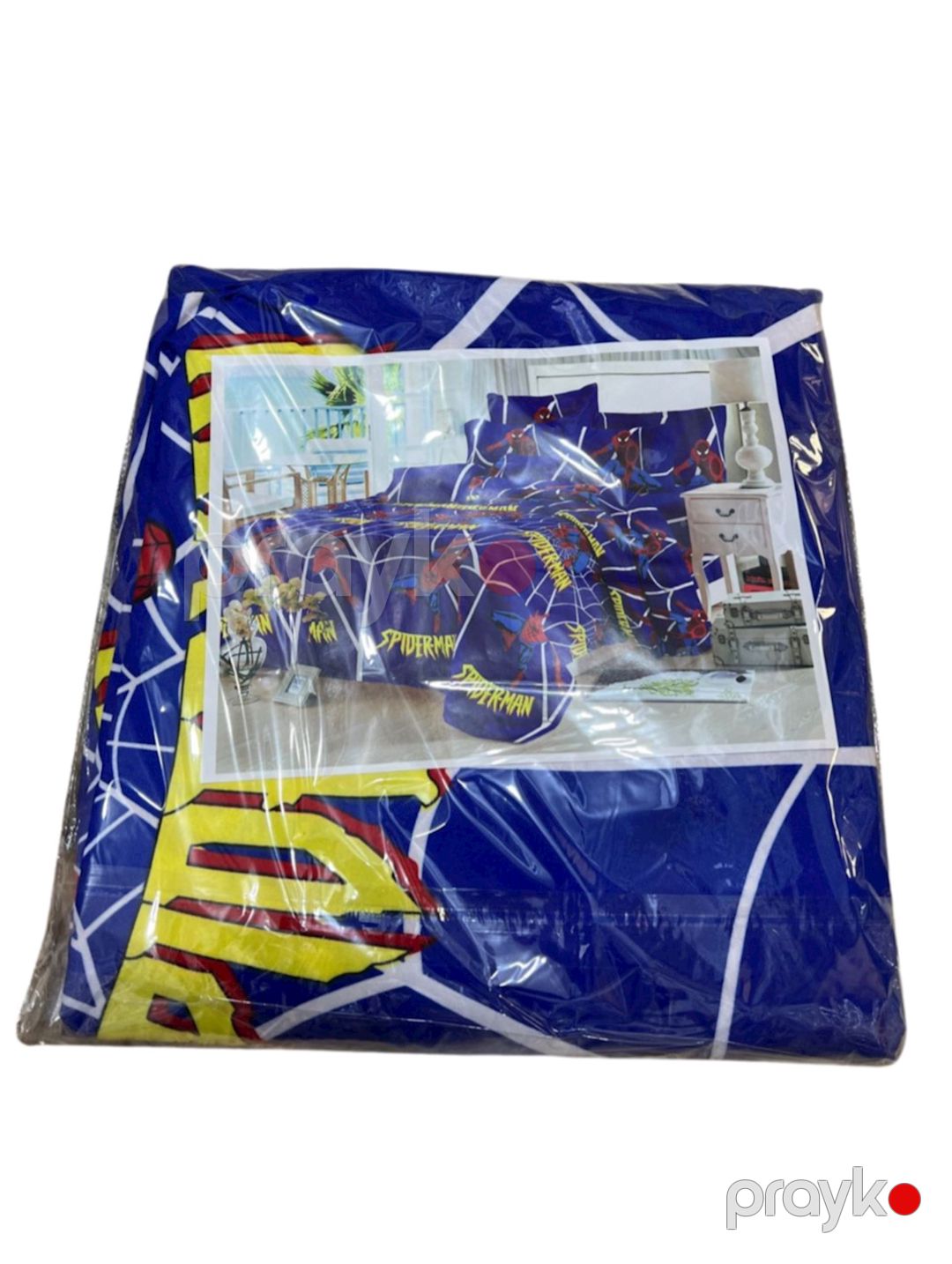 Uşaq yataq dəsti Blumarine YT-LL-036, bir yarım, göy/qırmızı — Mallar, Bakı (2)