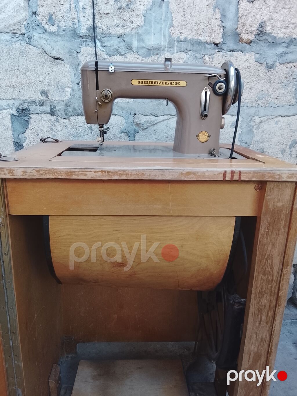 Podolsk tikiş maşını – stolüstü kabinetlə - Model: “Подольск” — Tikiş və işəmə maşınları, Gəncə (4)