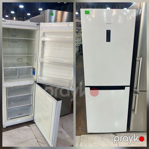 Indesit ikiqat qapılı soyuducu (aşağıda dondurucu) - Rəng: ağ - Ön — Digah
