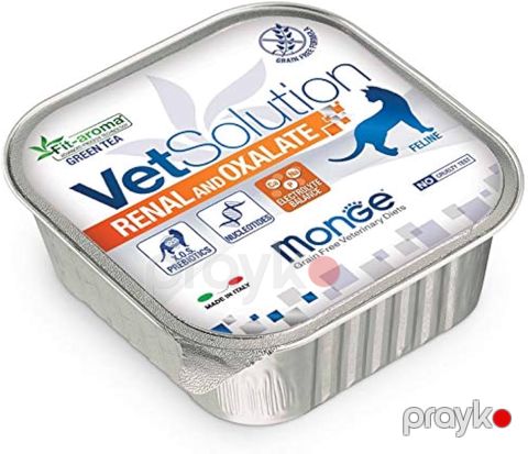 Konserv Monge Vetsolution Renal and Oxalate, balıq və toyuq, 100 q — Bakı