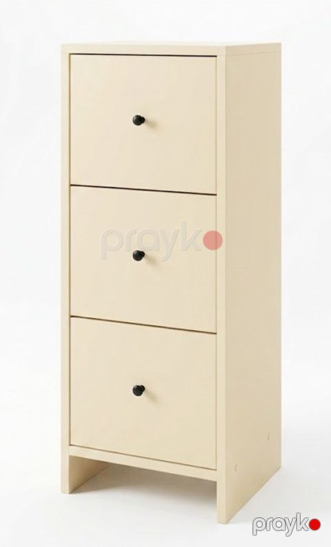 Komod MB2, bej, laminat, 78x35x35 sm — Bakı
