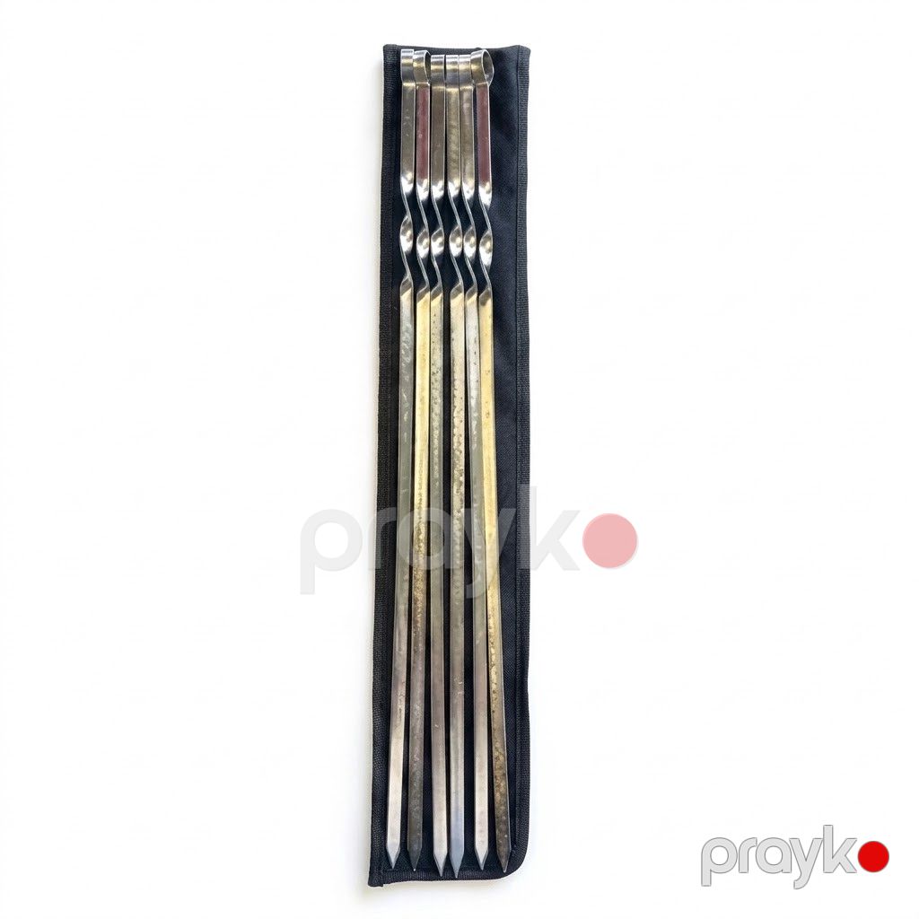 Şiş dəsti paslanmayan metal 60 sm — Mallar, Bakı (2)