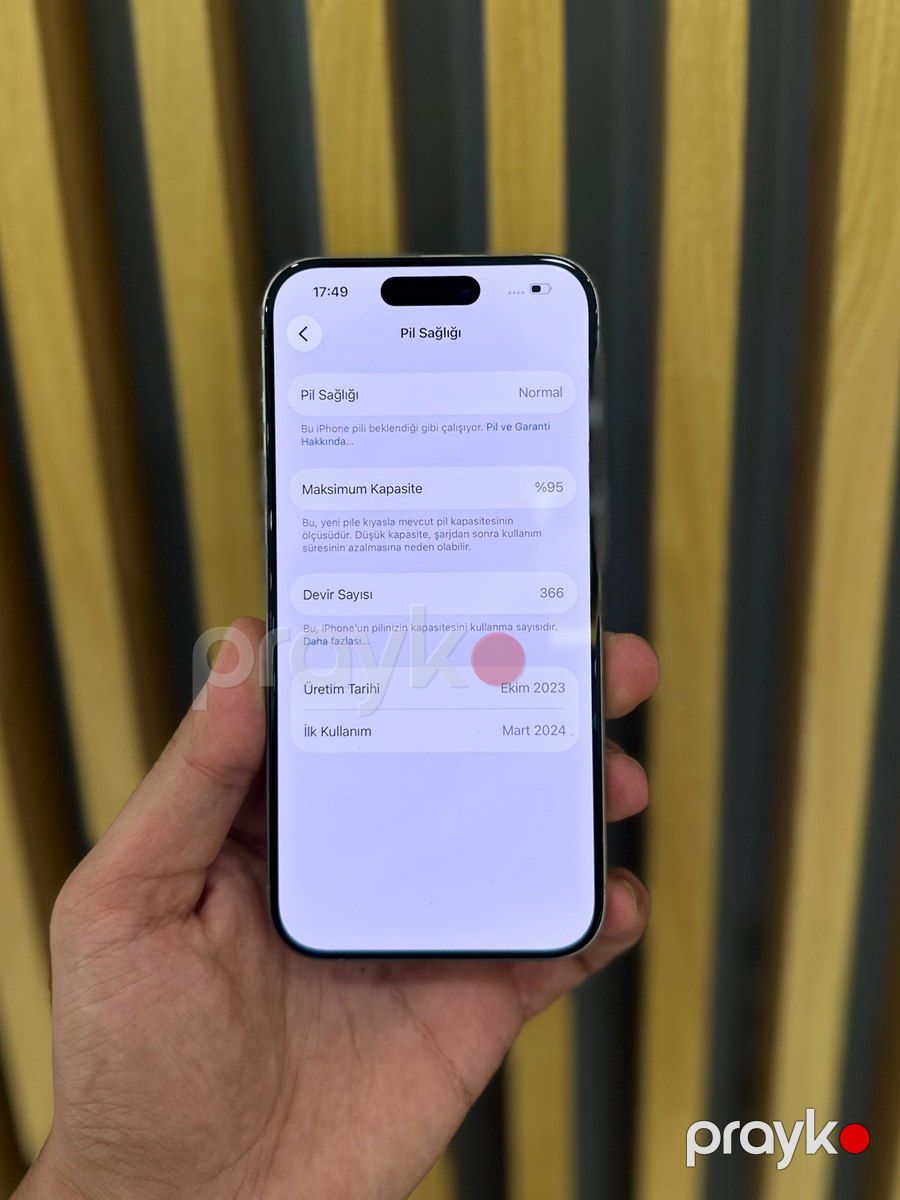 Apple iPhone 15 Pro Natural Titanium 128GB/8GB — Smartfonlar, Bakı (6)