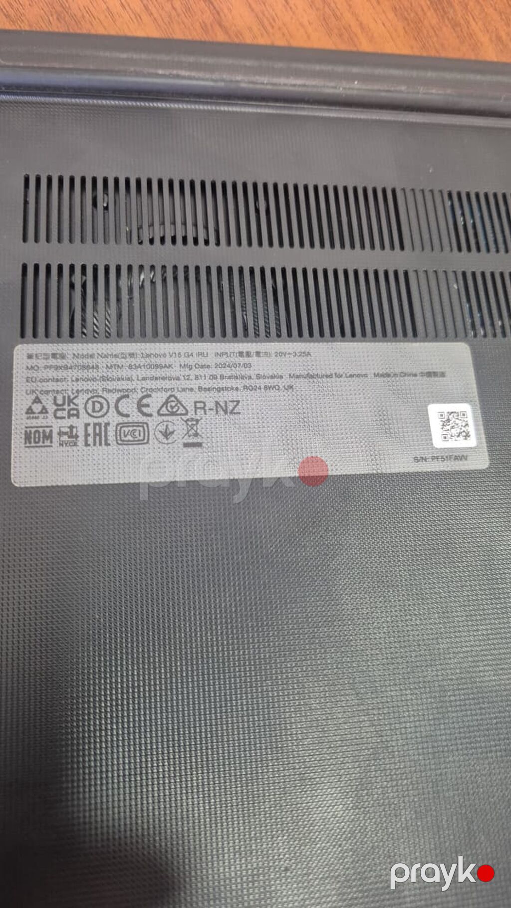 Məhsul istifadə olunub, lakin yenidir. Lenovo V15 G4 IRU noutbuk — Lenovo, Bakı (4)
