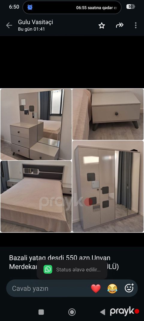Bazali yataq desdi 550 azn.Unvan Merdekan.Mebel yeni kimidir (Gülü) — Bakı