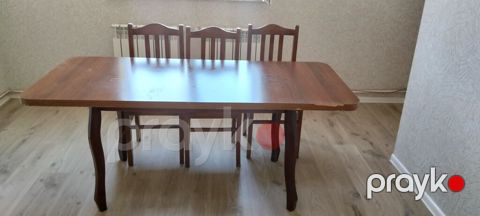 Yemək masası və yumşaq mebel dəsti - Yemək masası: Klassik üslubda — Saray