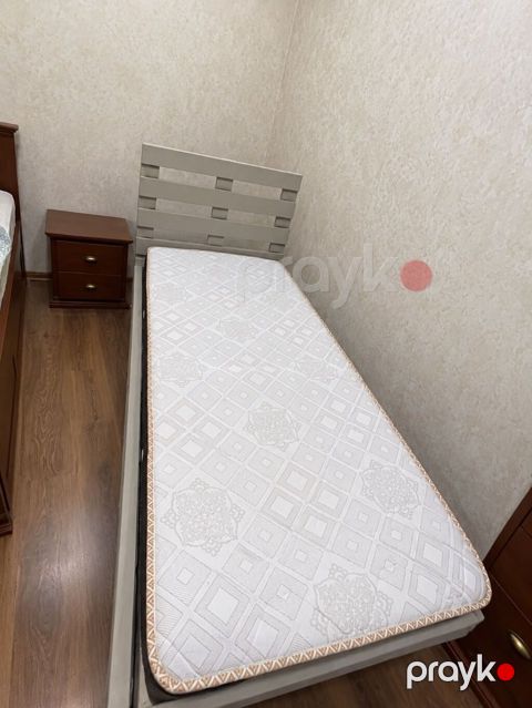 İşlənmiş, Təknəfərlik çarpayı, Bazasız, Matras ilə, Siyirməsiz, Azərbaycan — Bakı