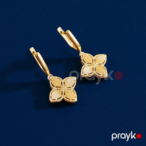 Sırğa qadınlar üçün VJ185550, qızıl 585 əyar — Bakı