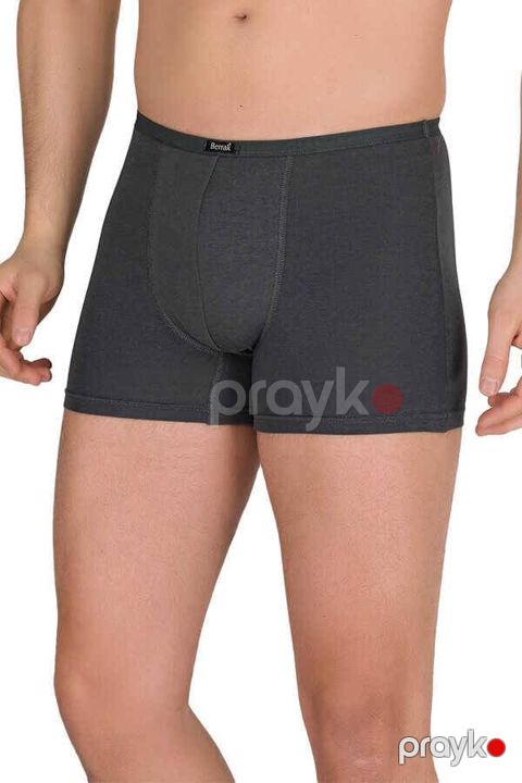 Kişilər üçün bokserlər Berrak 4488, boz, pambıq/modal, ölçü 4XL — Bakı