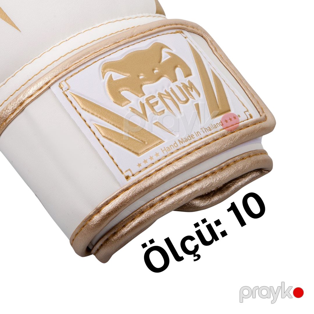 Boks əlcəyi Venum 4002, ağ/qızılı, ölçü 10 — Mallar, Bakı (2)