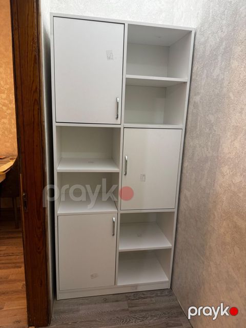 Ağ rəngdə çoxfunksiyalı modul şkaf - Ümumi dizayn: 2 sütunlu, 4 — Bakı