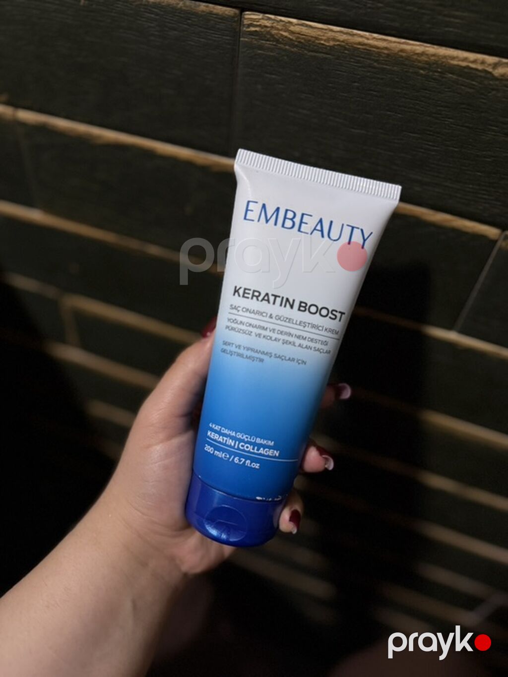 Saç maskası Keratin Quru və qırılan saçlar üçün — Saç qayığı, Bakı (2)