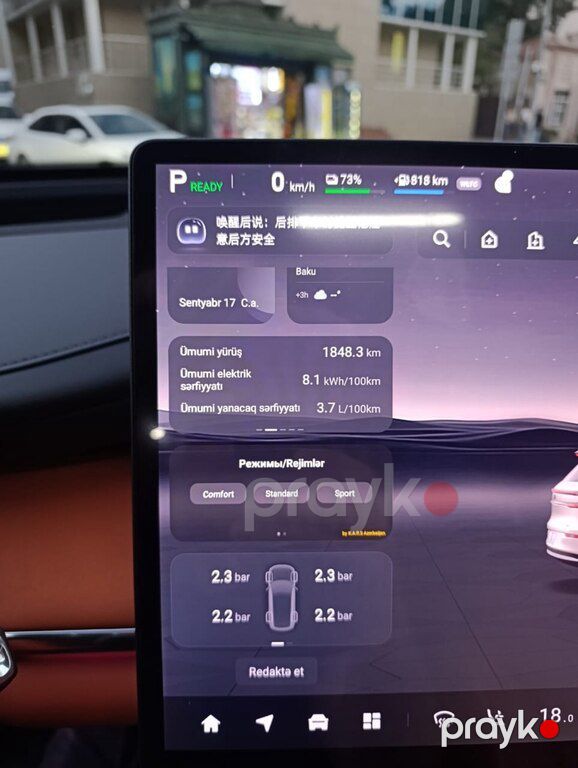 Changan Qiyuan Q07, 1.5 L, 31.7 kWh, 2025 il, 1 800 km — Avtomobillər, Bakı (9)